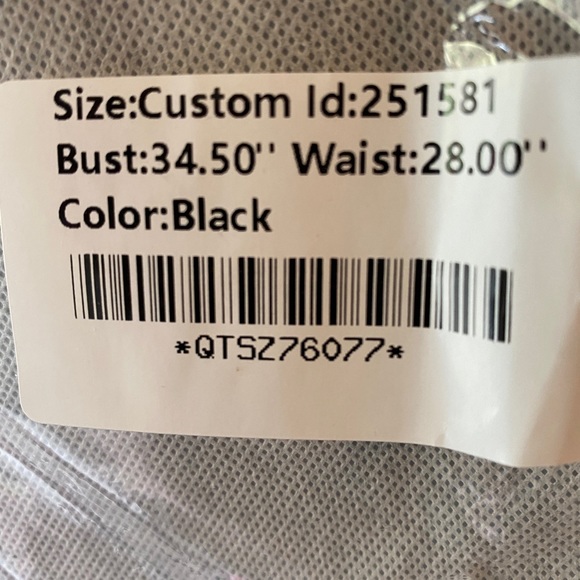 Formal Long Black Dress with cap sleeves for Holiday functions. Worn once. π - Picture 7 of 8